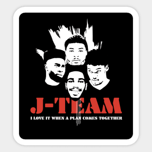 The J-Team Sticker